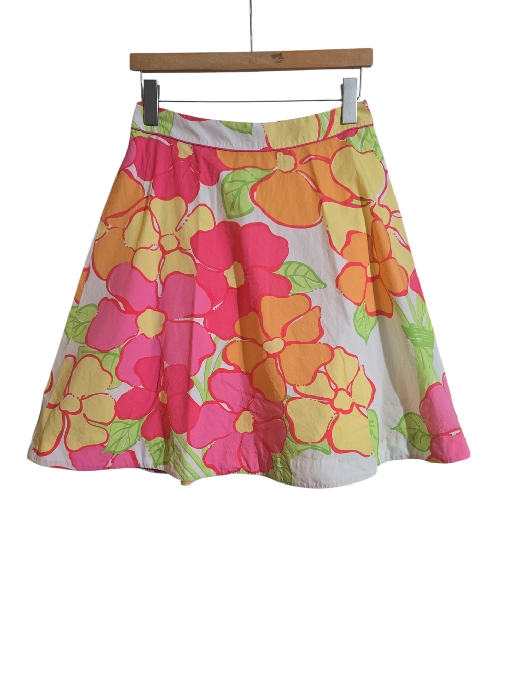 #4. Vintage Lilly Pulitzer A-line Floral Skirt
